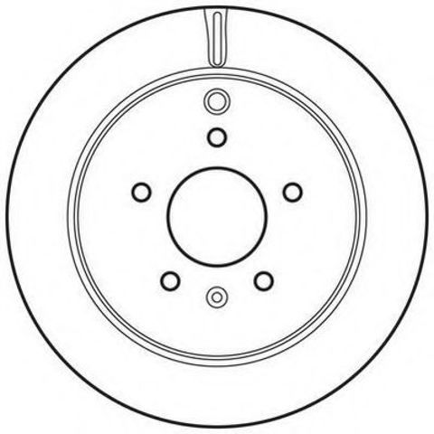 Диск заднього гальма 562670JC BENDIX