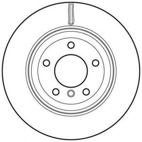 Гальмівний диск задній bmw 5-series (2005->) 562701JC