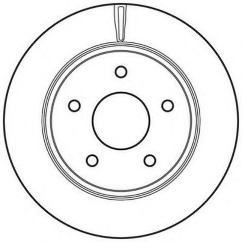 Гальмо дискове переднє 562707JC BENDIX