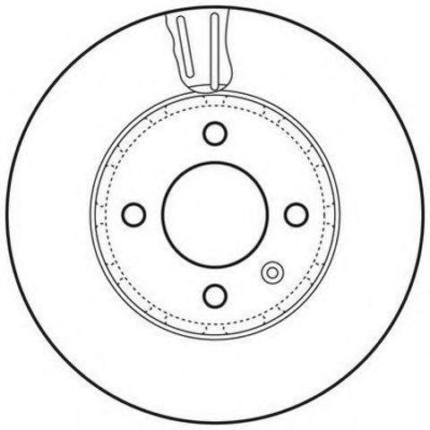 Гальмо дискове переднє 562727JC BENDIX