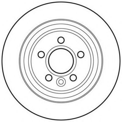 Гальмівний диск задній volvo s60, s80, xc70 562741JC