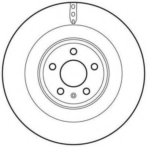 Диск заднього гальма 562767JC BENDIX