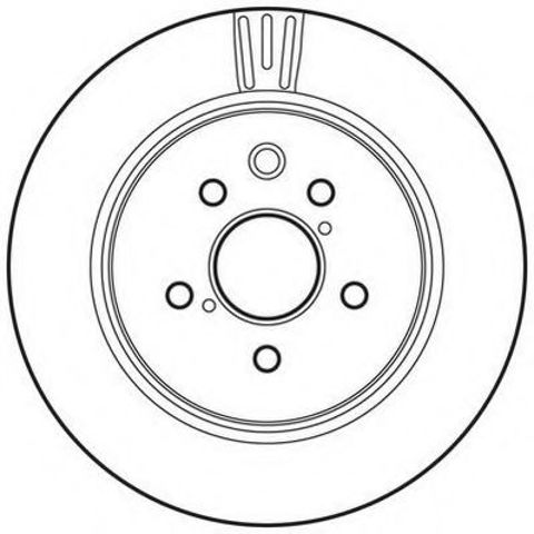 Гальмівний диск задній lexus gs, is / toyota crown, mark x (2003->) 562823JC