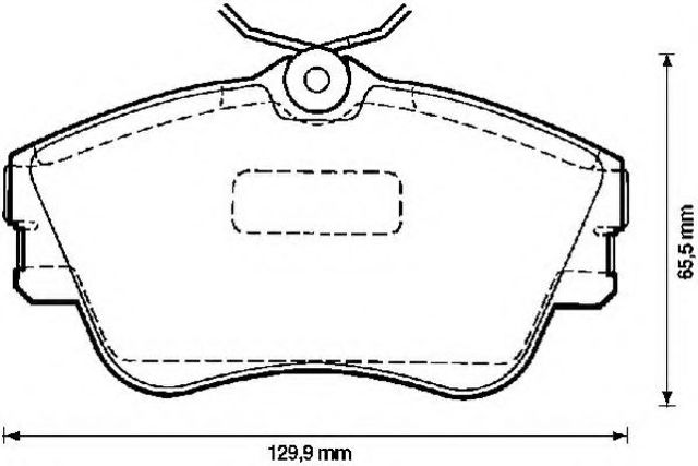 Тормозні колодки 571847J BENDIX
