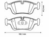 Колодки гальмівні дискові комплект 571959J BENDIX