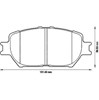 Колодки гальмівні дискові комплект 572553J BENDIX