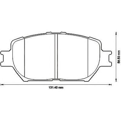 Тормозні колодки 572553J BENDIX