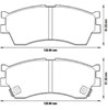 Колодки гальмівні дискові комплект 572560J BENDIX