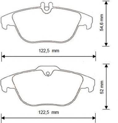 Задні колодки 573248J BENDIX