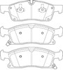 Колодки передні 573459J BENDIX