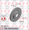 Диск гальмівний передній 590280820 ZIMMERMANN