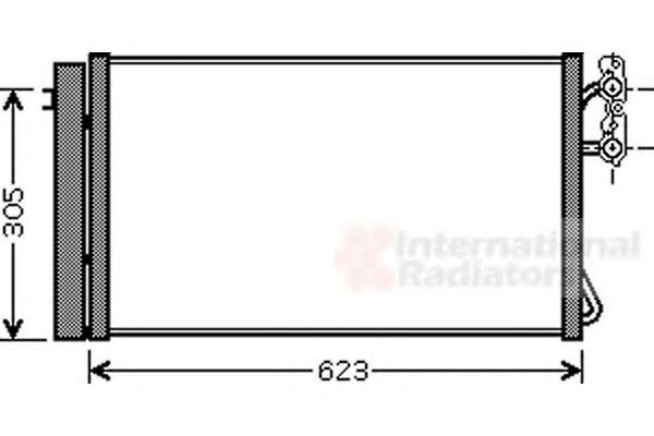Радиатор кондиционера bmw1(e87/8)-3(e90/1) dies (пр-во van wezel) 6005296