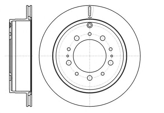 Задні дискові гальма 6125710 REMSA