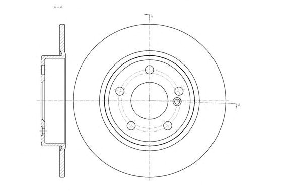Задні дискові гальма 6146500 REMSA