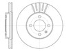 Диск переднього гальма 617510 REMSA