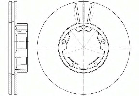 Ротор гальмівний 623411 REMSA