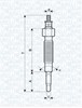 Свічка накалу 62900019304 MAGNETI MARELLI