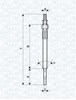 Свічка накалу 62900022304 MAGNETI MARELLI