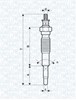 Свічки розжарювання 62900094304 MAGNETI MARELLI