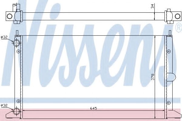 Система охолодження двигуна 63993 NISSENS