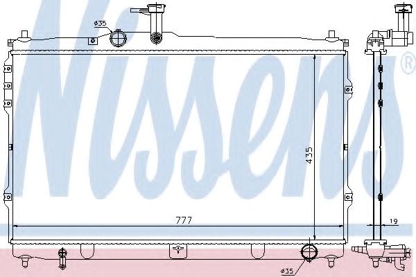 Радіатор основний 67095 NISSENS