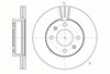 Диск гальмівний передній 695810 REMSA