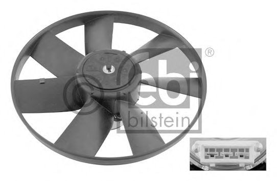 Вентилятор радіатора golf iii/passat b3 (100/60w/305mm) 6993
