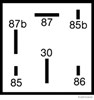 Реле електробензонасосу 75614077 HB AUTOELEKTRIK