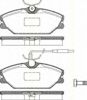 Колодки передні 811025003 TRISCAN