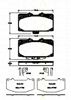 Колодки гальмівні дискові комплект 811068181 TRISCAN