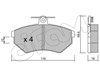 Передні гальмівні колодки Seat Inca