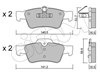 Колодки гальмові задні, дискові 8225681 CIFAM