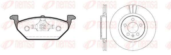 Гальмо дискове переднє 863300 REMSA