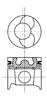 Поршня на 1 циліндр, STD 8710150000 NURAL