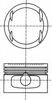 Поршня на 1 циліндр, STD 8712480000 NURAL