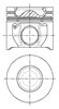 Поршень в комплекті на 1 циліндр, STD 8714810030 NURAL