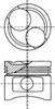 Поршень в комплекті на 1 циліндр, 4-й ремонт (+1,00) 8730631100 NURAL