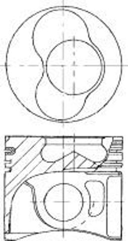 Поршня, 2-й ремонт (+0,50) 8742100710 NURAL