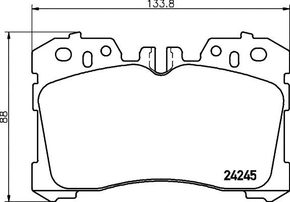 Дискові гальма 8DB355006661 HELLA
