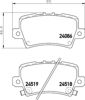 Задні дискові колодки 8DB355006751 HELLA