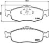 Колодки гальмівні дискові комплект 8DB355007641 HELLA