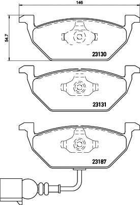 Дискові гальма 8DB355008551 HELLA