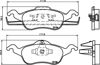 Колодки передні 8DB355008621 HELLA