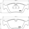 Колодки гальмівні передні, дискові 8DB355008741 HELLA