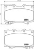 Колодки гальмівні дискові комплект 8DB355009371 HELLA