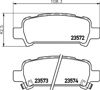 Задні дискові колодки 8DB355009401 HELLA