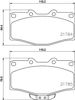 Колодки передні 8DB355009471 HELLA