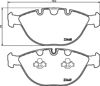 Колодки гальмівні передні, дискові 8DB355009921 HELLA