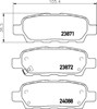 Колодки гальмові задні, дискові 8DB355010241 HELLA