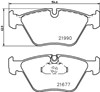 Колодки гальмівні передні, дискові 8DB355010711 HELLA